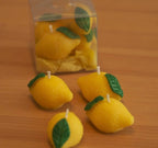 Bougies citron personnalisées — cadeau décoratif gourmet | CréaBySana