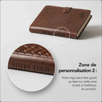 Bloc Note Publicitaire en Cuir CréaBySana