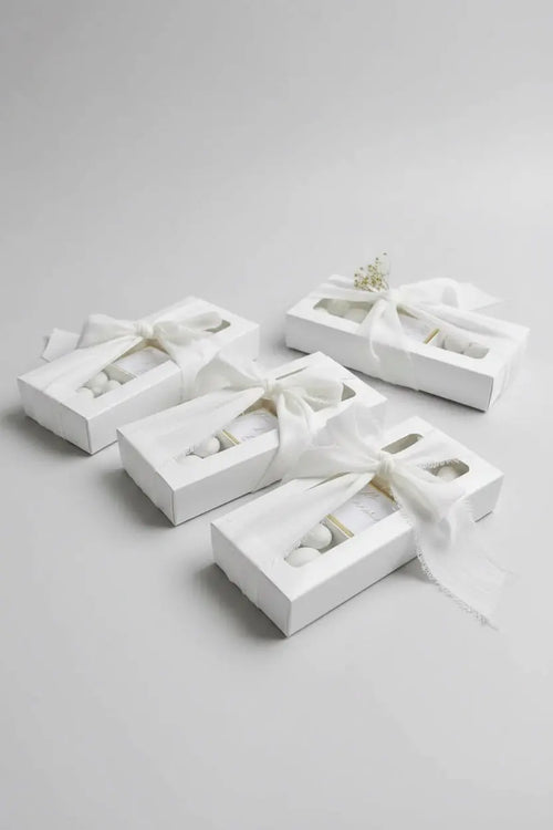 Boîte dragées mariage luxe personnalisée — finition élégante | CréaBySana