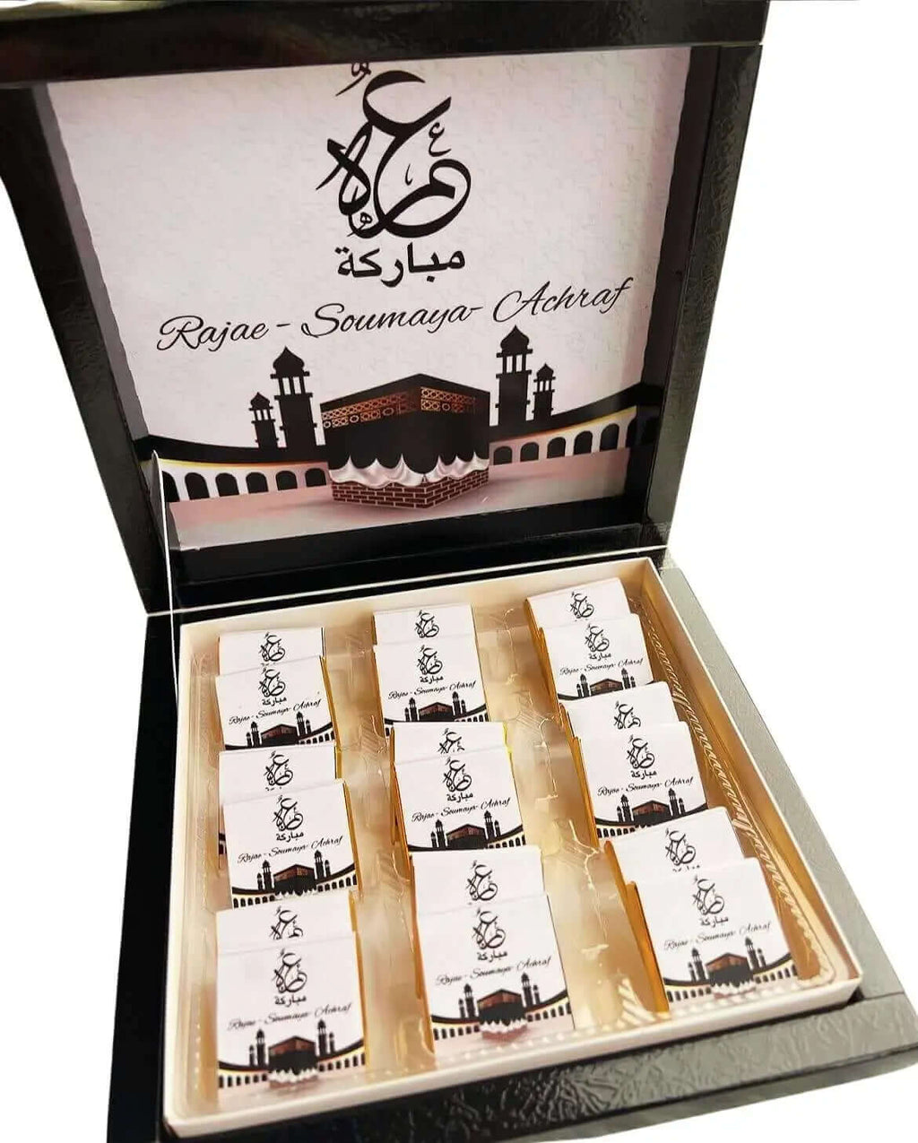 Chocolats Aïd personnalisés — coffret cadeau islamique élégant | CréaBySana