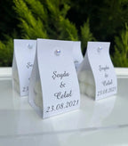 Bougie invité mariage élégante — personnalisée prénoms date | CréaBySana