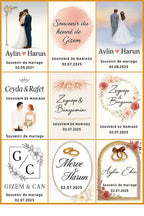 Bougie mariage invité élégante — cadeau personnalisé | Créa By Sana