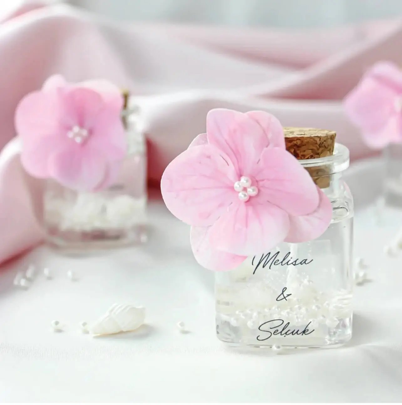 Bougie publicitaire personnalisée — lot mariage entreprise | CréaBySana