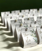 Bougie artisanale fait main personnalisée — cadeau invité raffiné | CréaBySana