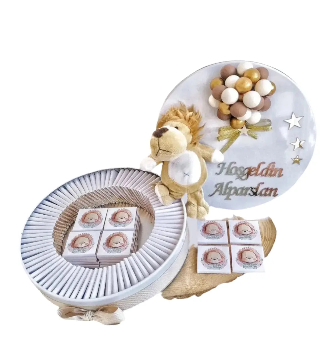 Cadeau naissance bébé personnalisé — coffret gourmand artisanal | CréaBySana