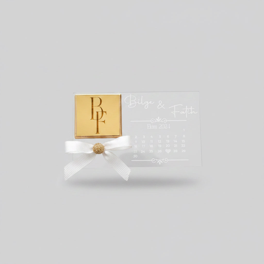 Tableau plexiglass calendrier personnalisé — cadeau mariage | Créa By Sana