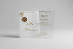 Carte invitation Carla personnalisée — lot 100 pièces mariage | CréaBySana
