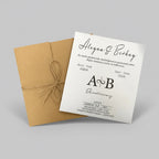 Carte invitation mariage événement personnalisée — lot 100 pièces | CréaBySana
