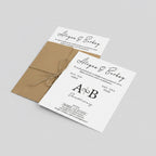 Invitation mariage personnalisée — lot 100 pièces design chic | CréaBySana