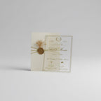 Carte invitation Lola mariage personnalisée — prénoms date | CréaBySana