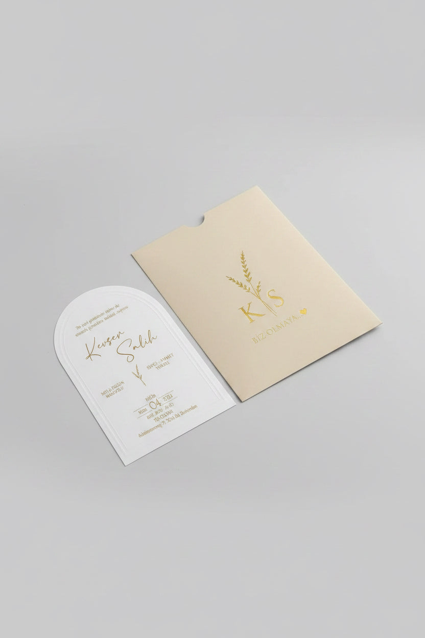 Invitation mariage Zara personnalisée — design élégant | CréaBySana