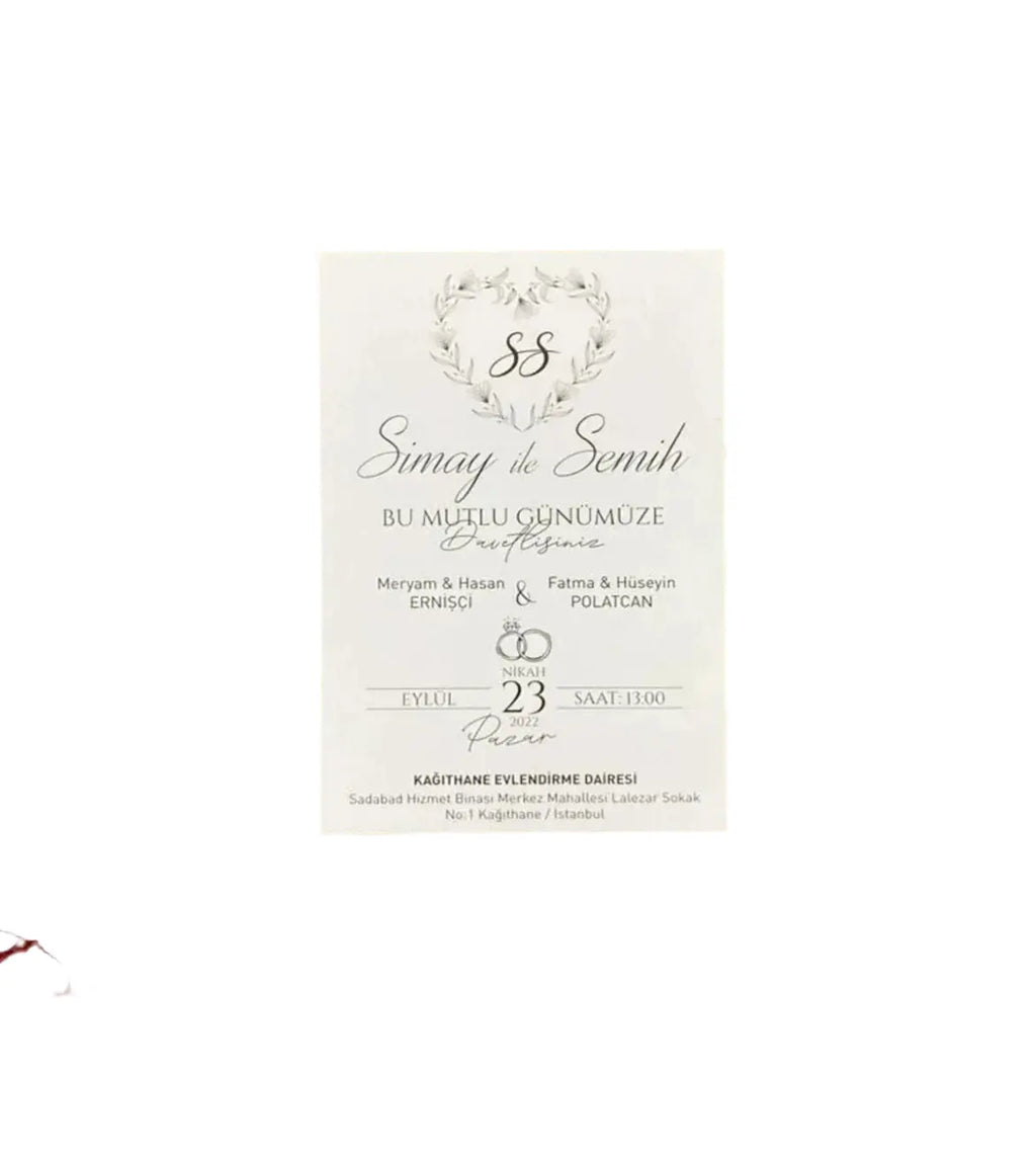 Invitation mariage premium personnalisée — design chic | CréaBySana