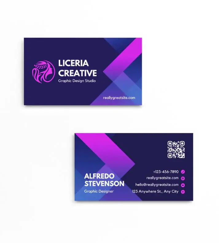 Carte graphiste personnalisée moderne — design professionnel | CréaBySana