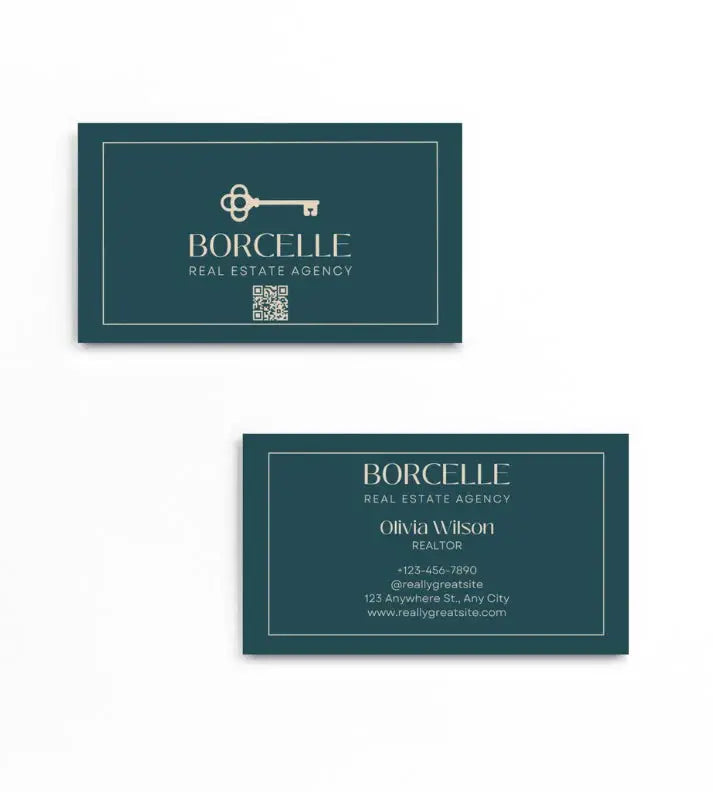 Carte visite dirigeant personnalisée — design élégant premium | CréaBySana