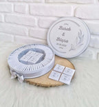 Coffret chocolat mariage personnalisé — cadeau invité gourmand | CréaBySana