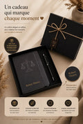 Coffret cadeau avocat personnalisé — carnet stylo élégant | CréaBySana