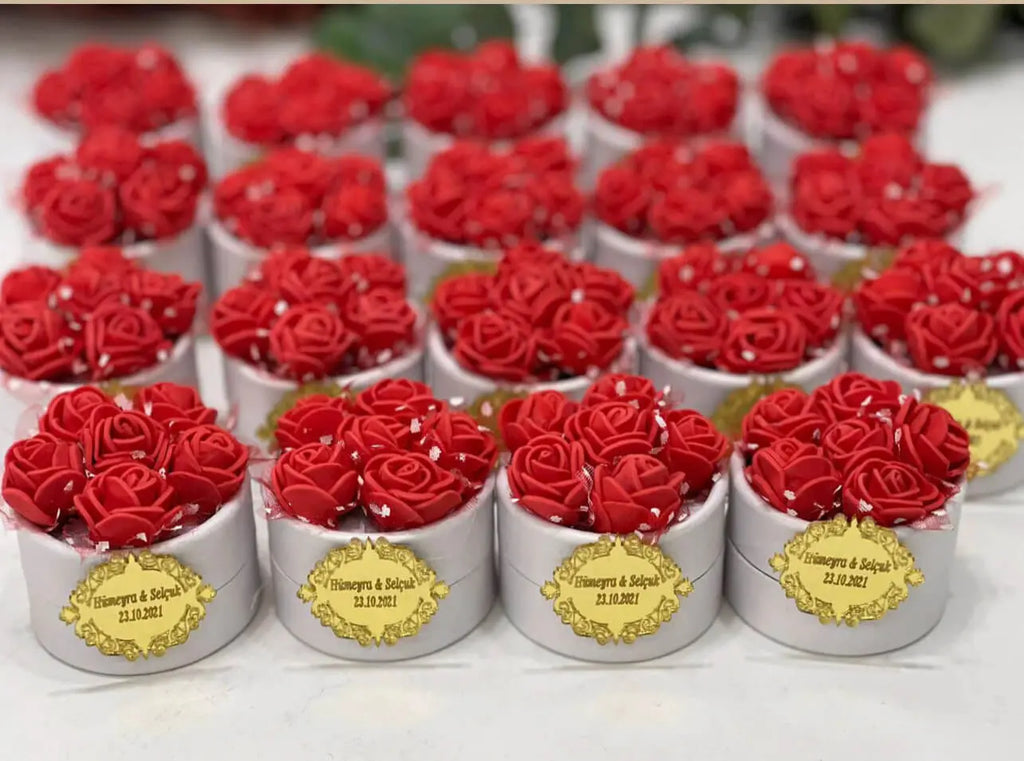 Dragées mariage boîte personnalisée — cadeau invité raffiné | CréaBySana