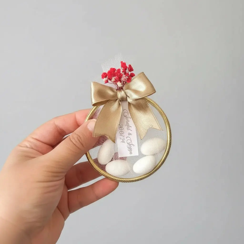 Dragées naissance personnalisées — souvenir invité artisanal | CréaBySana
