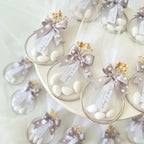 Dragées roses personnalisées — confiserie mariage romantique | CréaBySana