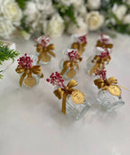 Fiole verre personnalisée mariage — lot invités | Créa By Sana