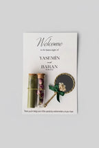 Fiole verre mariage eau de cologne — lot cadeau invité | CréaBySana