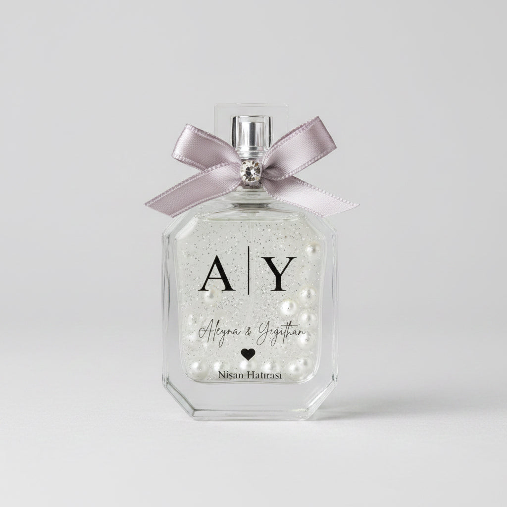 Fiole cologne personnalisée mariage — cadeau invité raffiné | CréaBySana