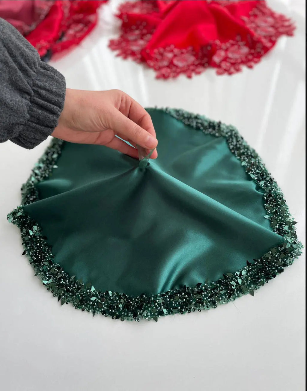 Gelin mendili mariage turc — mouchoir brodé cérémonie | Créa By Sana