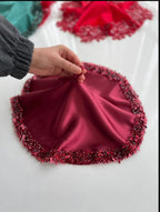 Mouchoir de mariée brodé mariage turc — tradition orientale | Créa By Sana