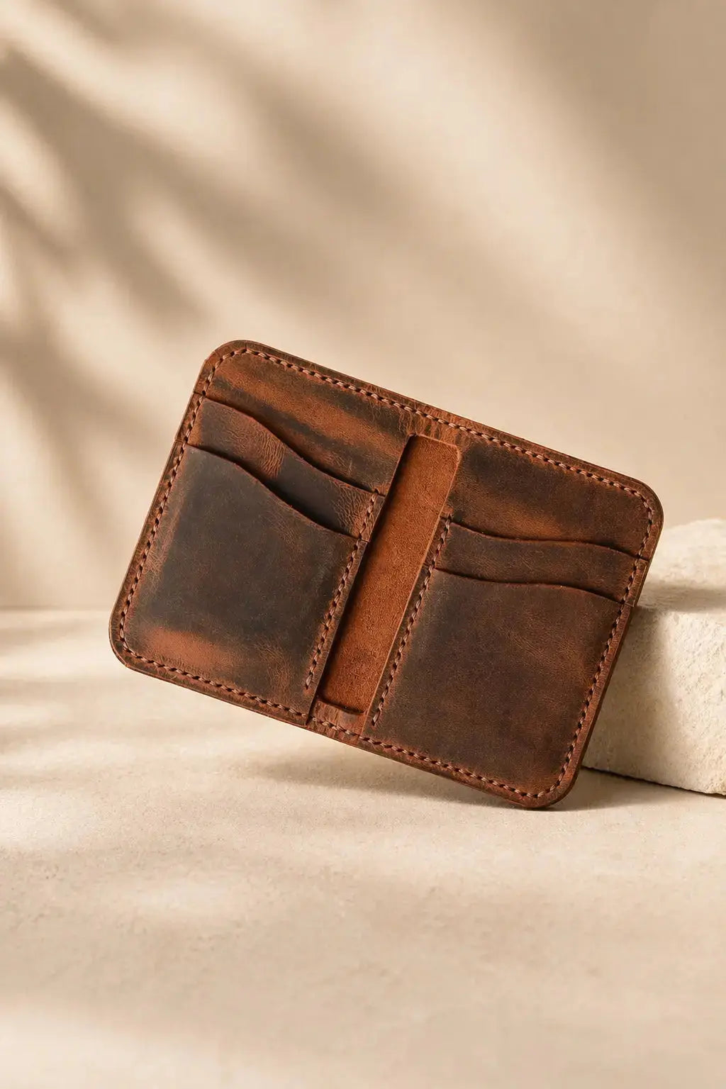 Portefeuille homme cuir personnalisé gravé — cadeau anniversaire fête des pères | CréaBySana