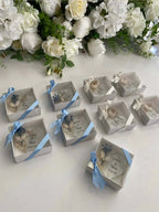 Magnet mariage personnalisé résine — gravure prénoms date | CréaBySana