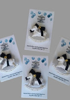 Magnet cheval bascule personnalisé — souvenir naissance baptême | CréaBySana