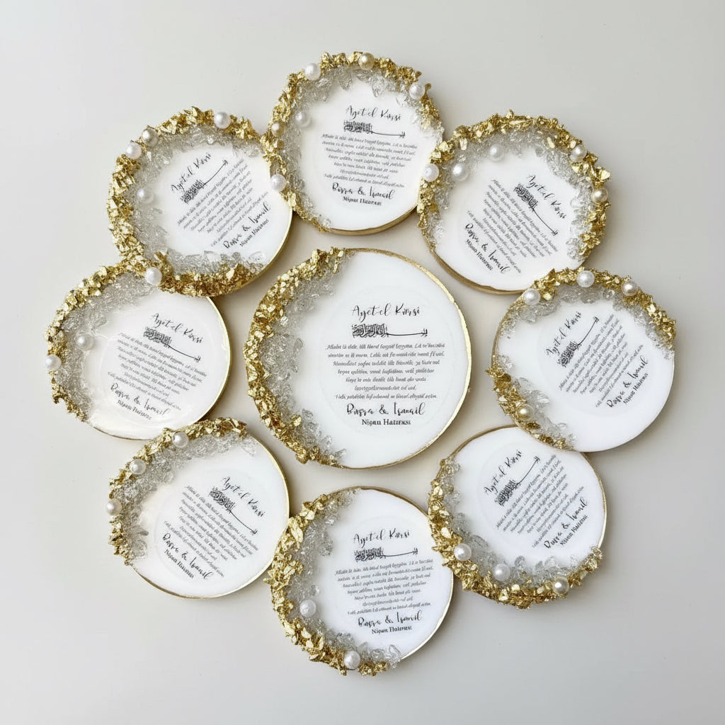 Magnet perle mariage personnalisé — cadeau invité raffiné | CréaBySana