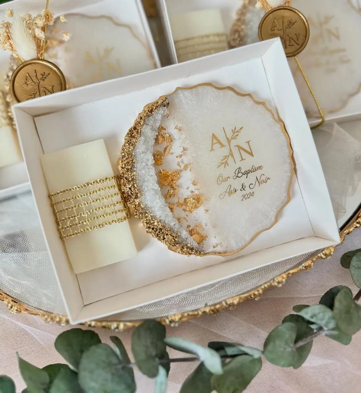 Magnet personnalisé événement — cadeau invité élégant | CréaBySana