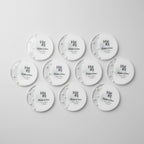 Magnet mariage personnalisé motif floral — souvenir invité | CréaBySana