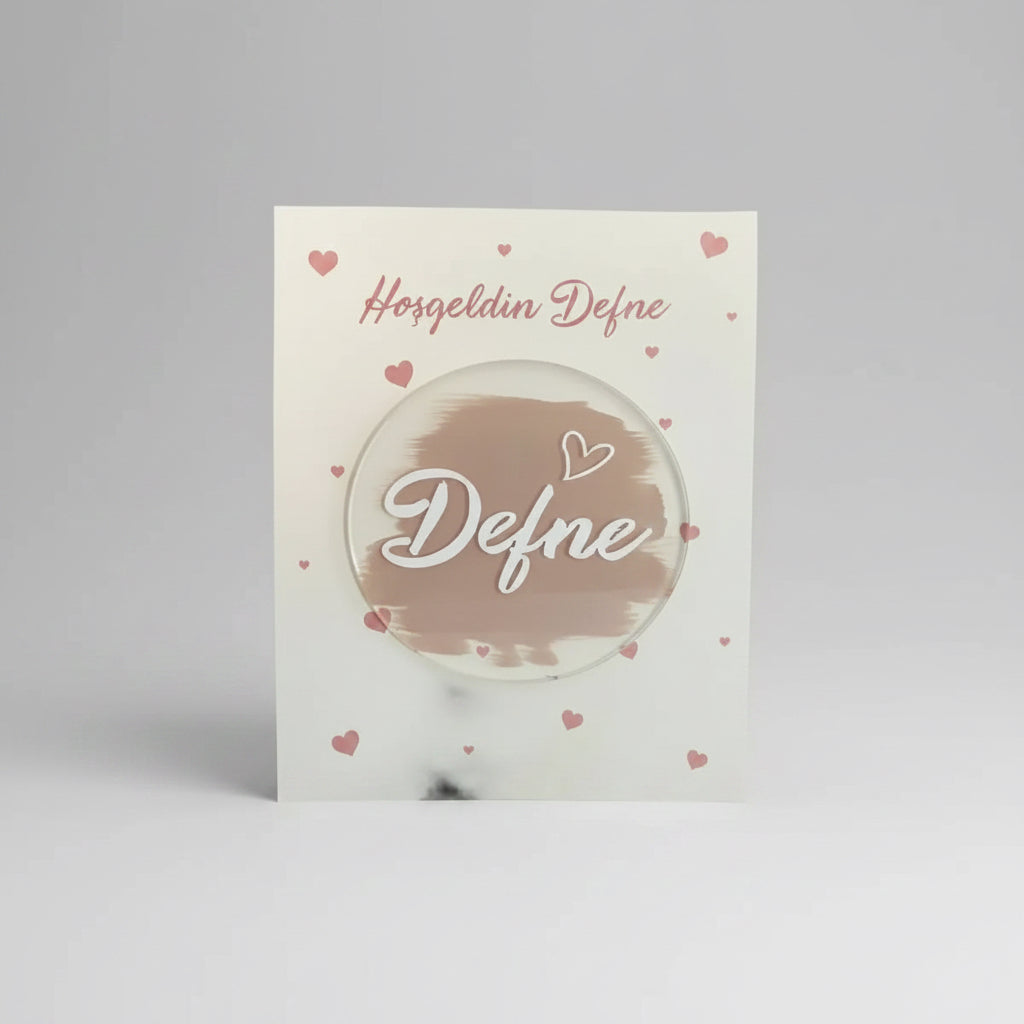 Magnet mariage logo personnalisé 6cm — souvenir invité | Créa By Sana