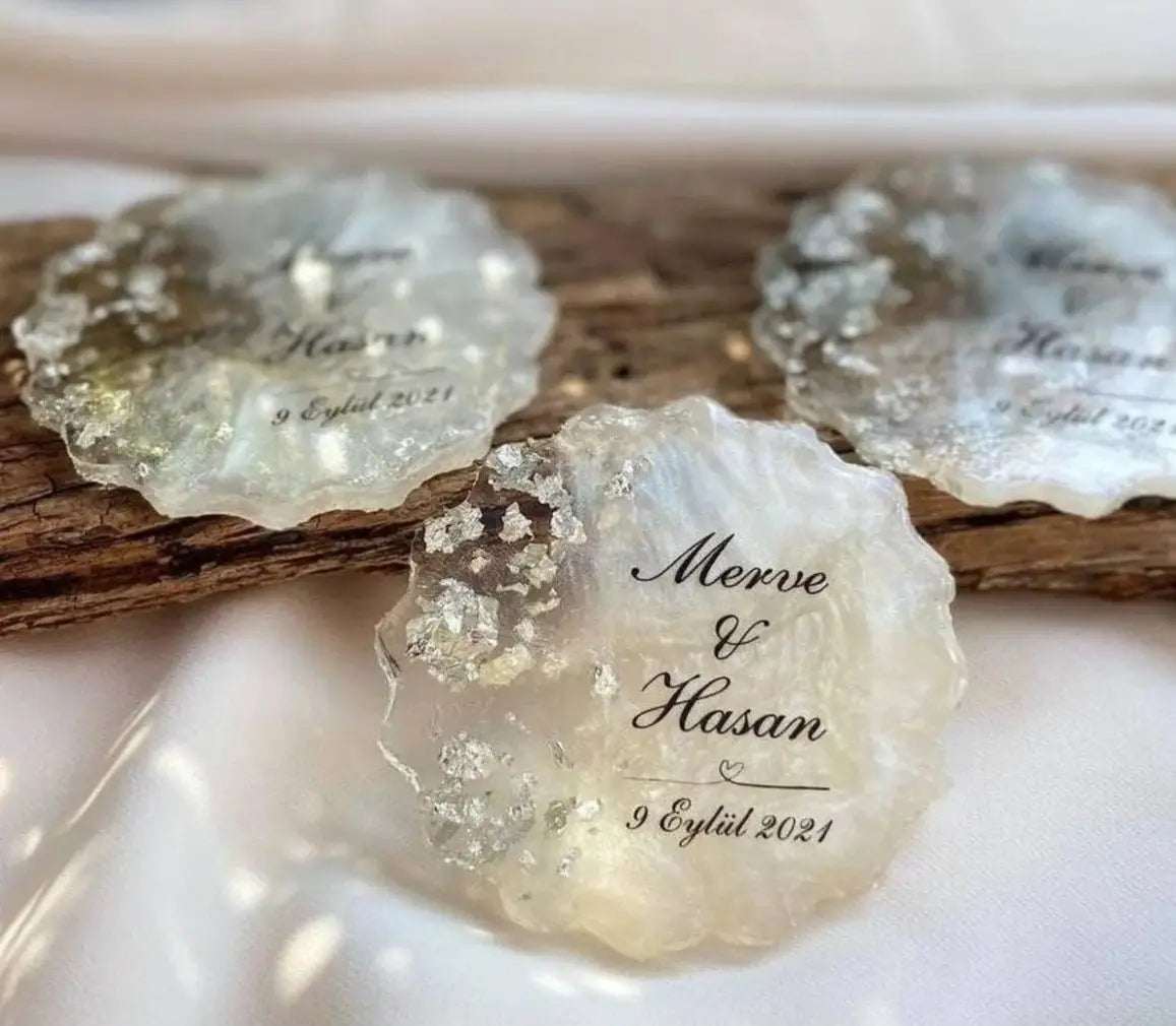 Magnet personnalisé mariage — souvenir invité chic | Créa By Sana