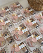 Magnet crème main porte-clés personnalisé — lot mariage | Créa By Sana