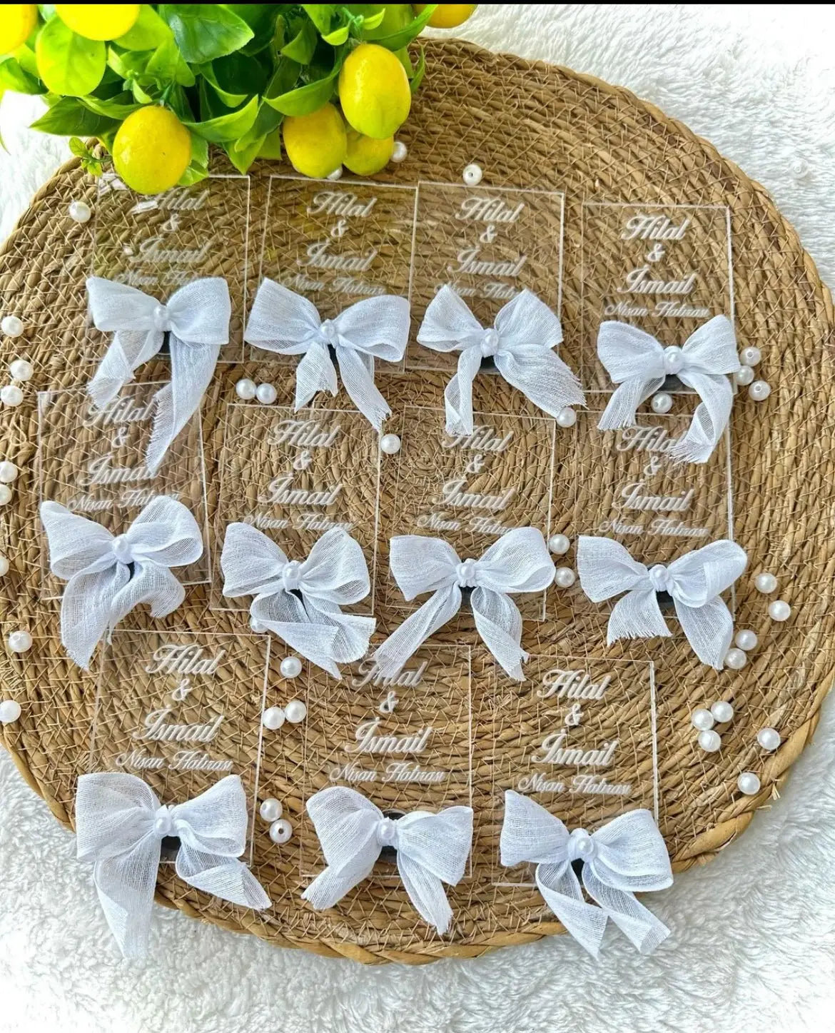 Panneau plexiglass mariage personnalisé — décoration table | CréaBySana
