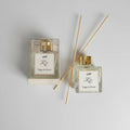 Parfum ambiance mariage bâtons rotin personnalisé — invité | CréaBySana