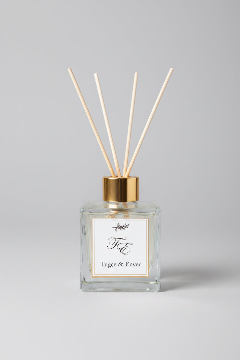 Parfum ambiance rotin personnalisé mariage — souvenir élégant | CréaBySana