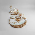 Plateau alliance et café 7 portes mariage original | CréaBySana