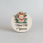 Magnet plexiglass personnalisé — cadeau invité mariage chic | CréaBySana