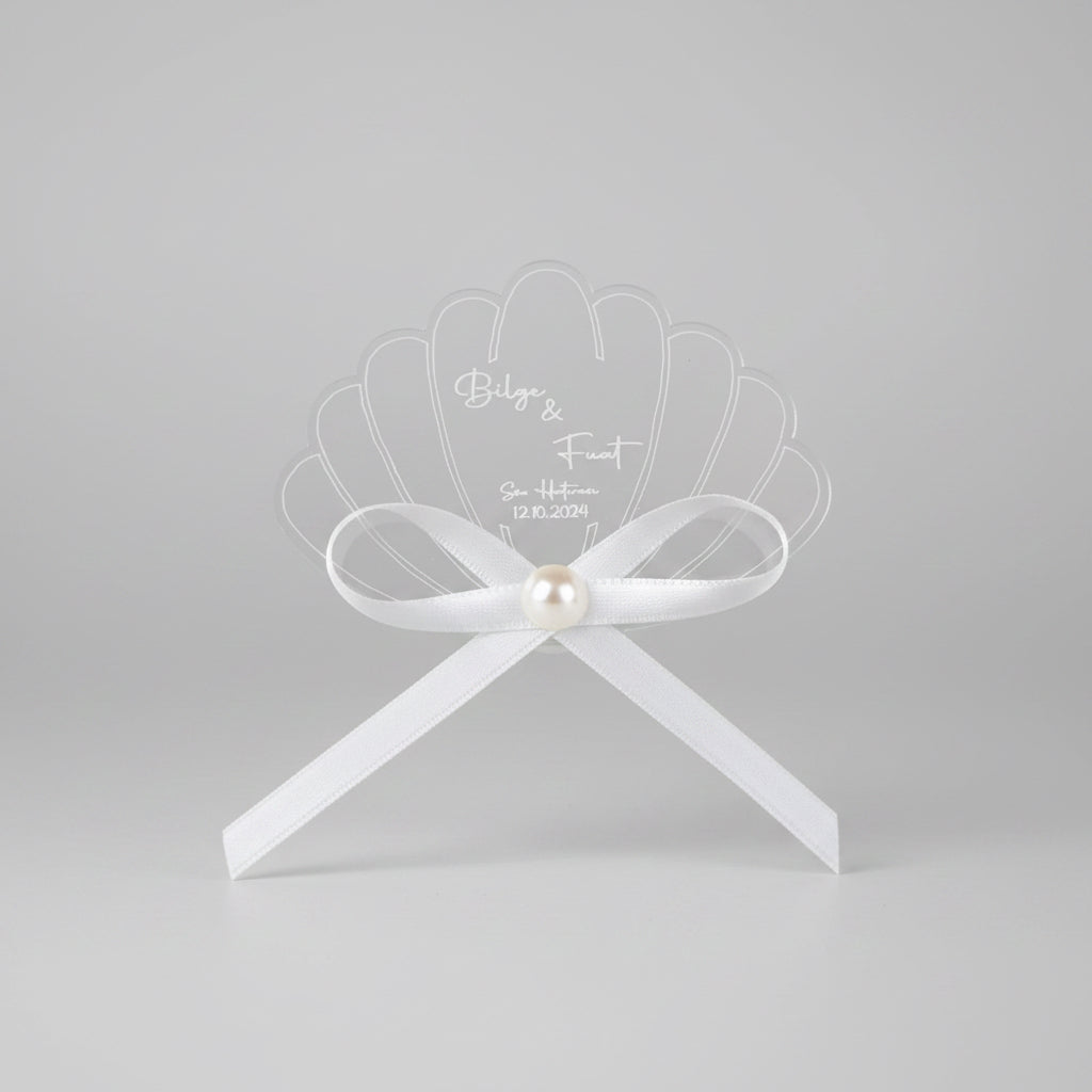 Magnet plexiglass personnalisé — souvenir élégant mariage | CréaBySana