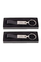 Porte-clés personnalisé métal cuir — gravure laser logo | CréaBySana