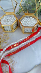 Porte-alliance mariage coffret personnalisé — détail gravure | CréaBySana