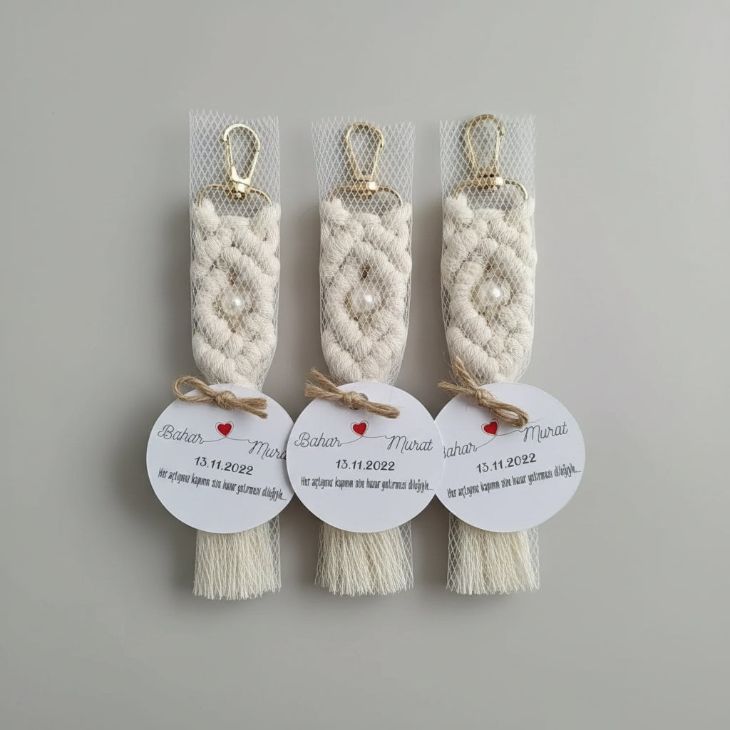 Porte-clés originaux personnalisés mariage événement — cadeau | CréaBySana