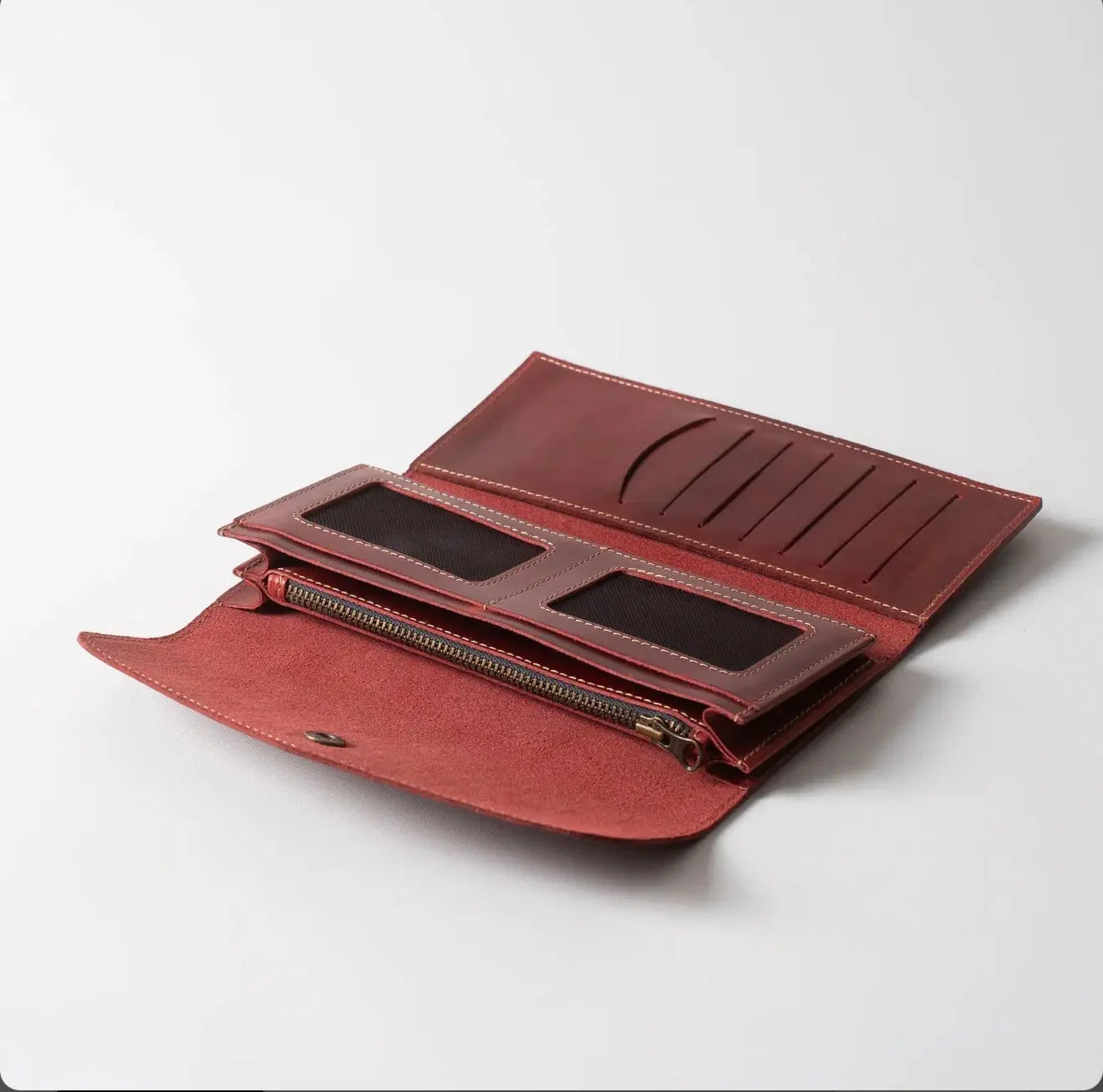 Portefeuille cuir personnalisé porte-carte — set élégant | CréaBySana