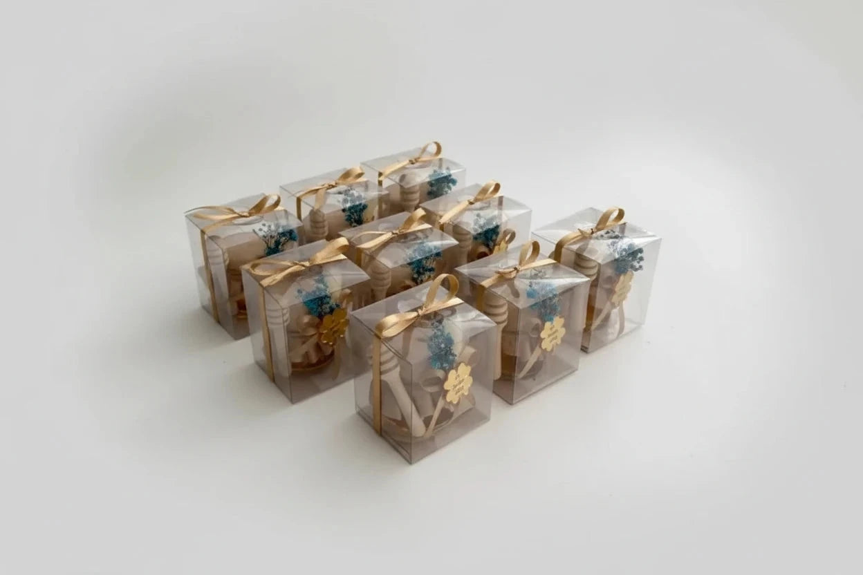 Pot miel mariage champêtre personnalisé — cadeau invité | Créa By Sana