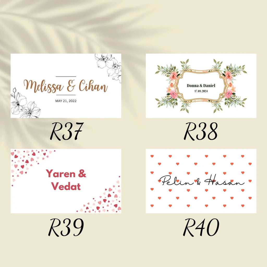 Lingette personnalisée mariage oriental — cadeau invité | Créa By Sana
