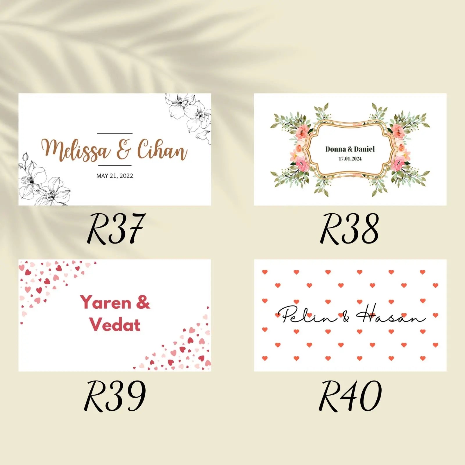 Lingette personnalisée mariage oriental — cadeau invité | Créa By Sana